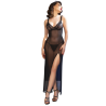 Chilirose - Cr 4723 Nuisette Longue Et String Noir M